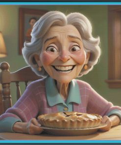 Nans apple pie Framed