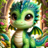 Baby Dragon cross stitch
